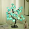 24pcs LED Rose Tree Light - Romantic Fairy Tale Decor with Glowing Blue Roses, USB Powered, Ideal for Valentine'S Day, Christmas, Weddings, Bedroom Ambiance, Party Decor, Romantic Gift, Wedding Decoration | Glowing Rose Design | Durable Plastic, Rose Deco